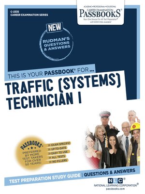 cover image of Traffic (Systems) Technician I